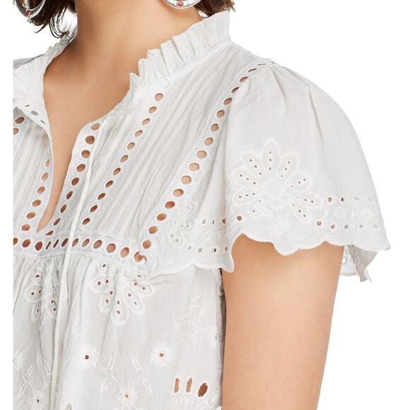 LINI Emelia Eyelet Top Bloomingdales Exclusive Small - Picture 4 of 11